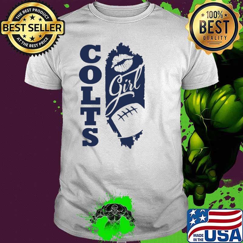 Colts Girl Lip Baseball Shirt