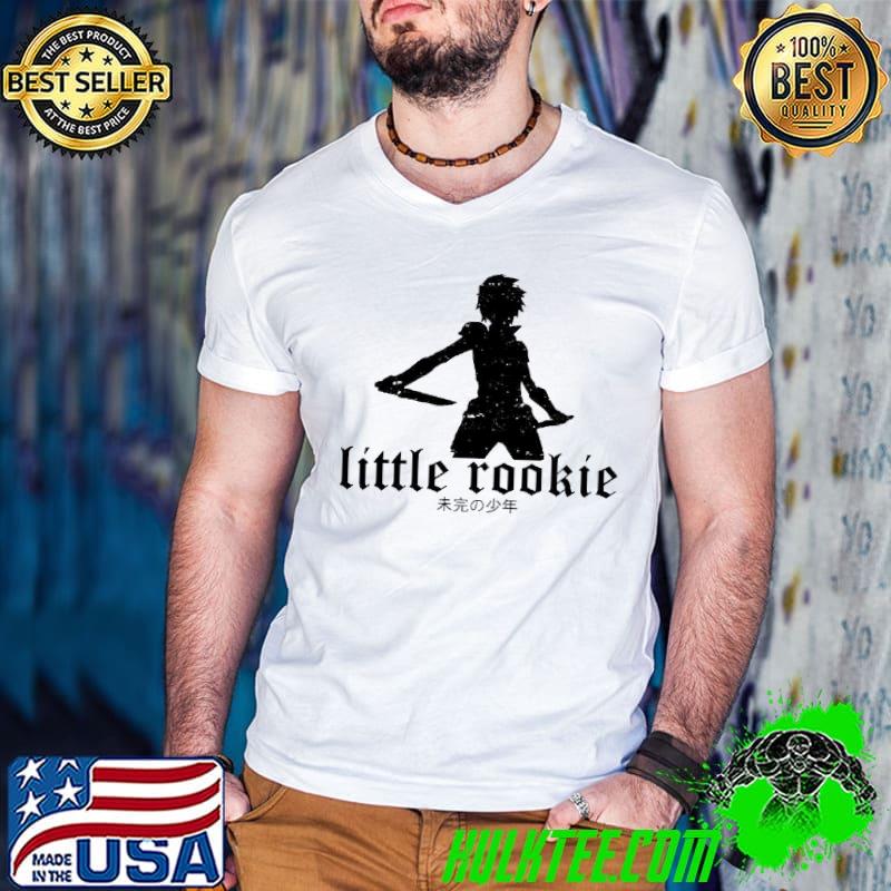 DanmachI bell cranel distressed silhouette little rookie in japanese classic shirt