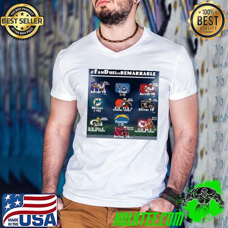 Fanduelisremarkable Football 2022 trending classic shirt