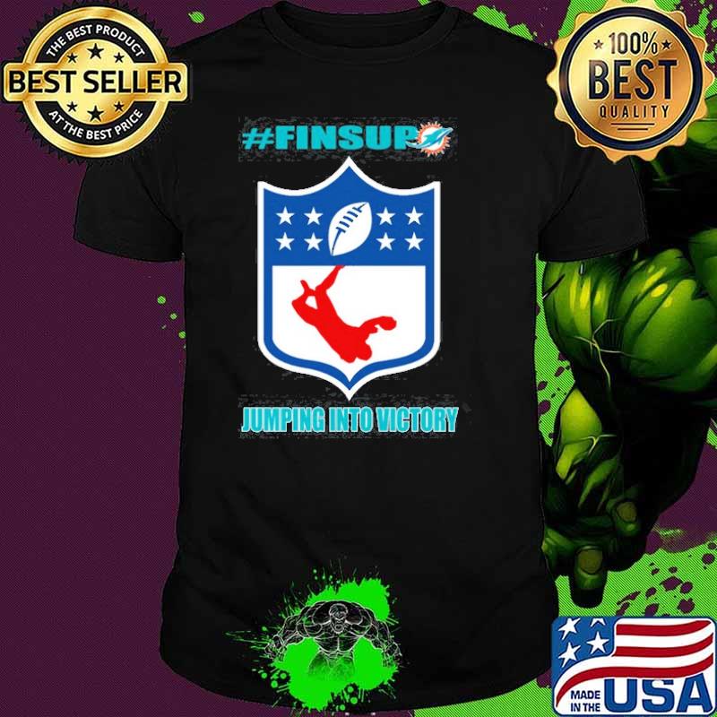 Finsupo Jumping Into Victory Dolphins Shirt