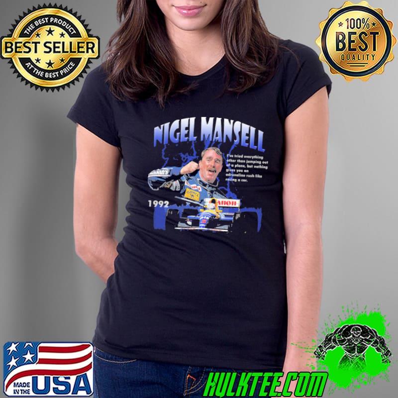 Formula 1 vintage design nigel mansell classic s Ladies Tee Formula 1 vintage design nigel mansell classic s Ladies Tee