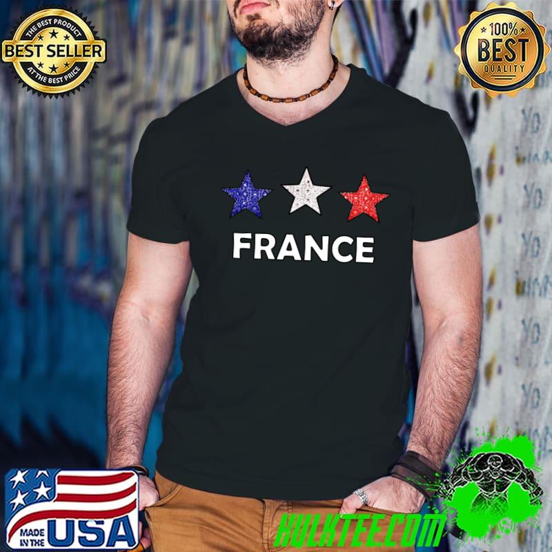 France stars red blue and white political vote election 2024 T-Shirt