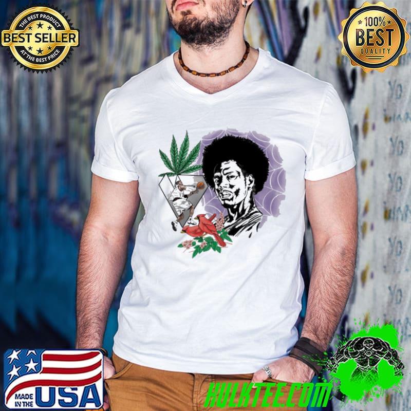 Funny design allen iverson weed classic shirt