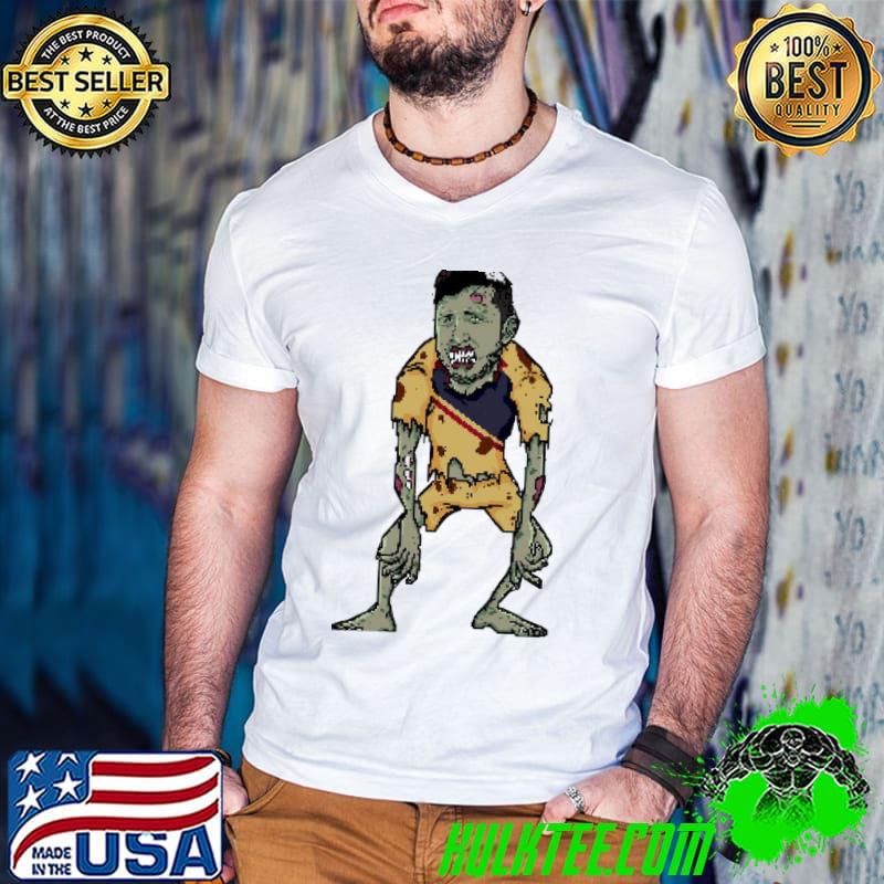 Funny Football time 8 bit zombie guido rodriguez shirt