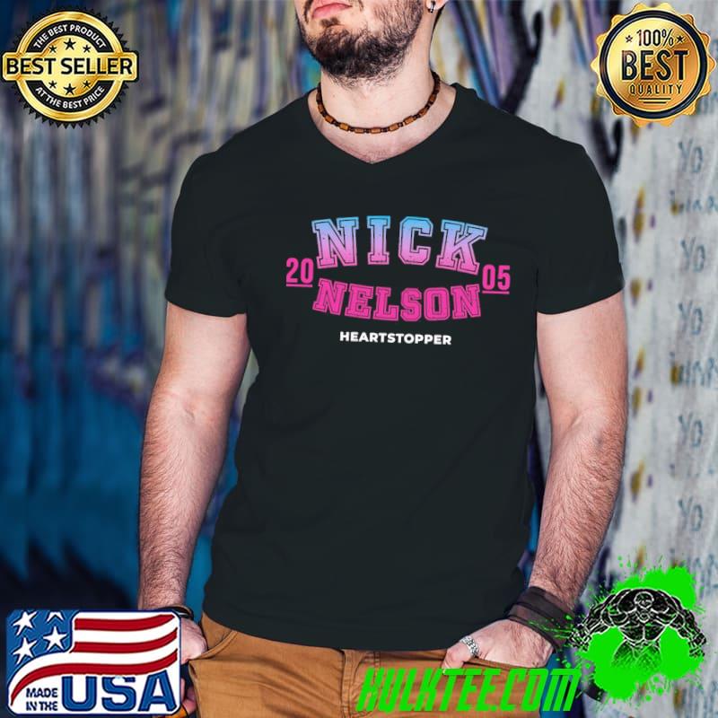 Heartstopper kit connor nick nelson ombre art shirt