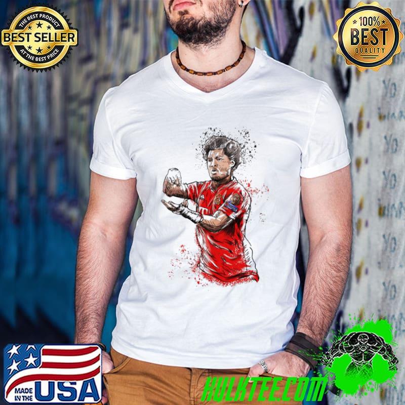 Iconic celebration serge gnabry footballer classic shirt