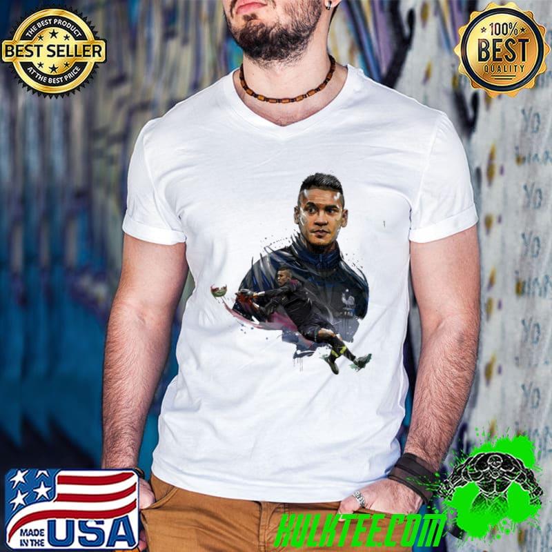 Illustration alphonse areola cool moment in Football classic shirt