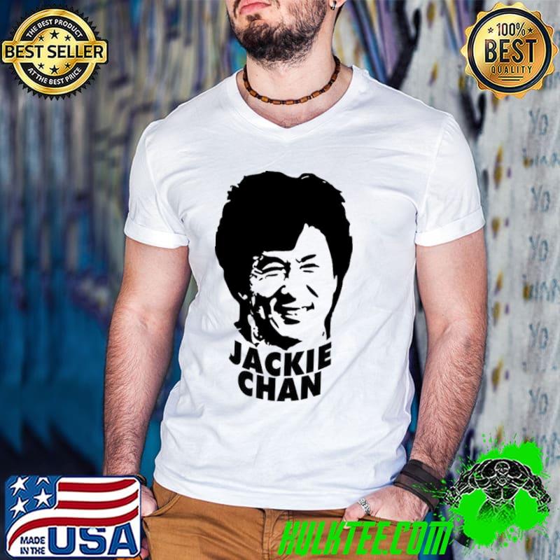 Jackie chan silhouette the legend actor shirt