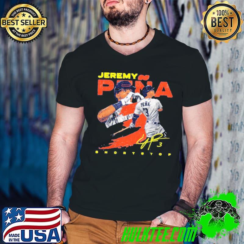 Jeremy pena love signature houston astros shirt