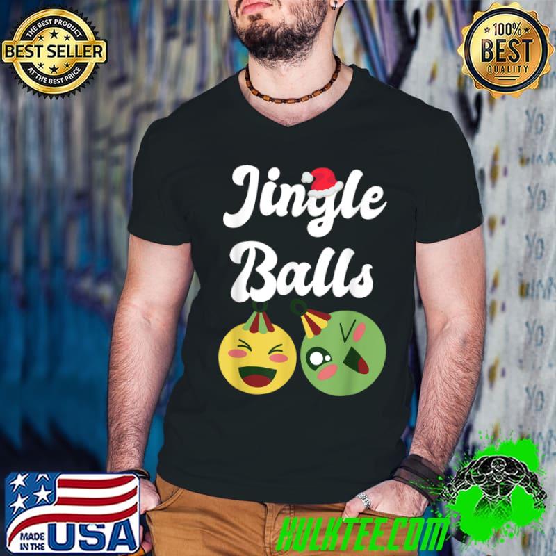 Jingle Balls Matching Couple Chestnuts Tinsel Tits T-Shirt