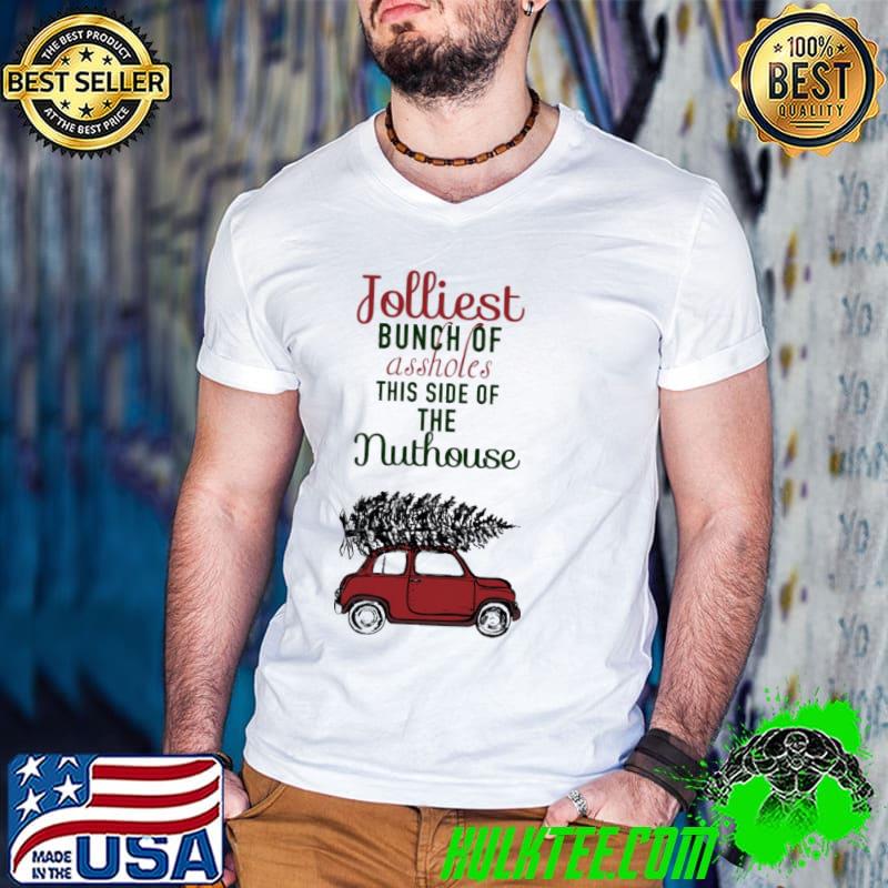 Jolliest bunch of assholes clark griswold christmas tree shirt