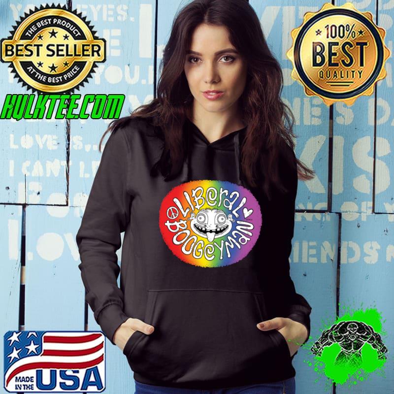 Liberal Boogeyman Heart Lgbt Colors T-Shirt Hoodie Liberal Boogeyman Heart Lgbt Colors T-Shirt Hoodie