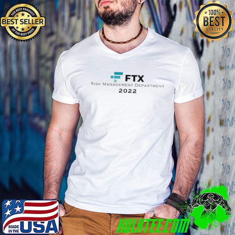Logo ftx risk management department 2022 sbf sam bankman fraud black design clasisc shirt