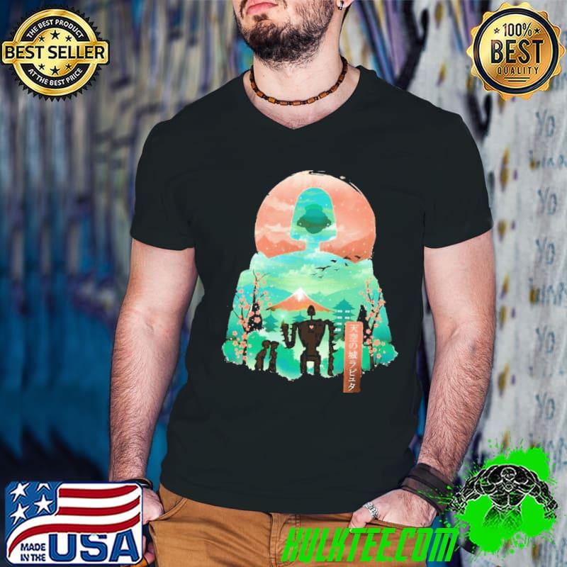 MachinI top castle in the sky ghiblI classic shirt