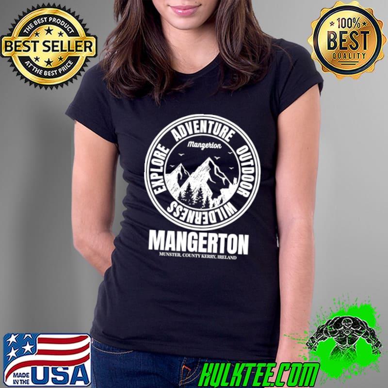 Mangerton Mountain Mountaineering In Ireland Locations Adventure Outdoor T-Shirt Ladies Tee Mangerton Mountain Mountaineering In Ireland Locations Adventure Outdoor T-Shirt Ladies Tee