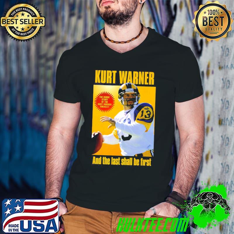 Mouth watering kurt warner yellow design shirt Mouth watering kurt warner yellow design shirt