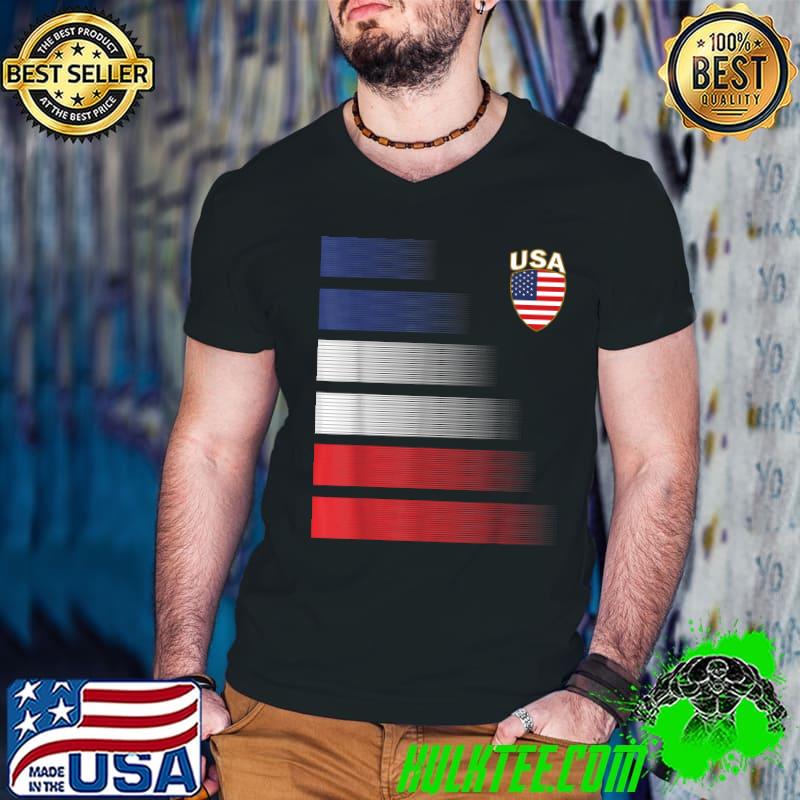 National America Flag American Soccer Usa Jersey Fan Team T-Shirt