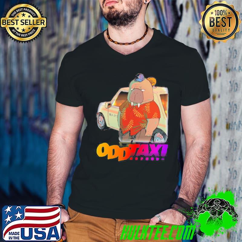 Neon logo odd taxI cartoon shirt