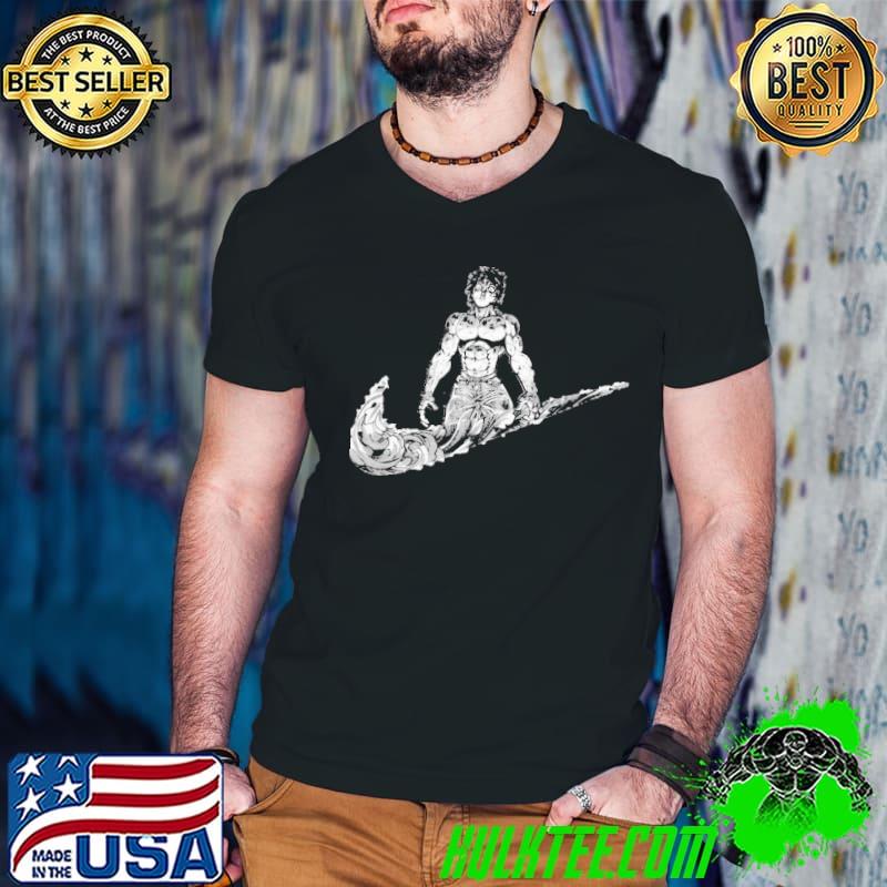 Nike logo bakI hanma the grappler manga logo for otaku shirt