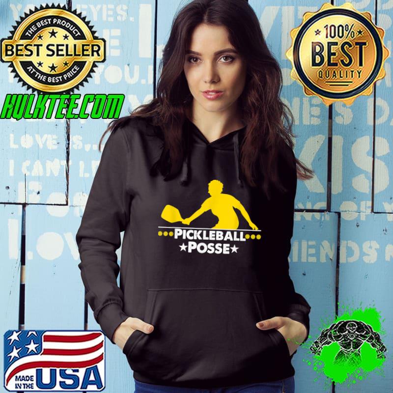 Pickleball Posse Human Play Pickleball Stars T-Shirt Hoodie Pickleball Posse Human Play Pickleball Stars T-Shirt Hoodie