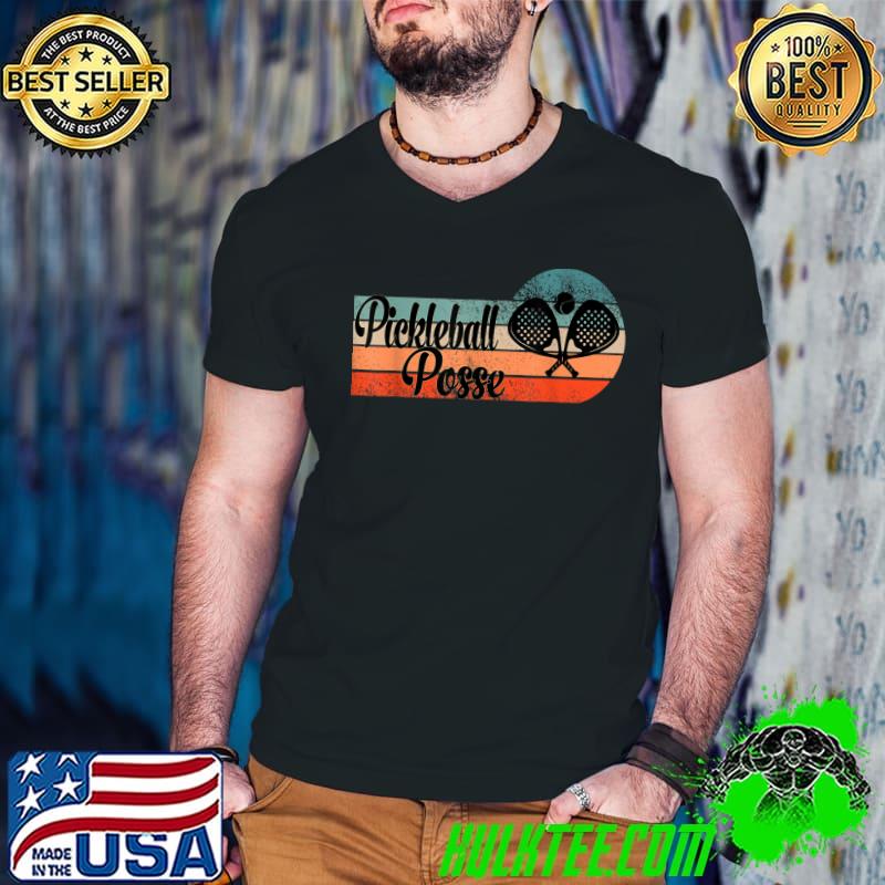 Pickleball Posse Retro Pickleball For Pickleball Lovers T-Shirt Pickleball Posse Retro Pickleball For Pickleball Lovers T-Shirt