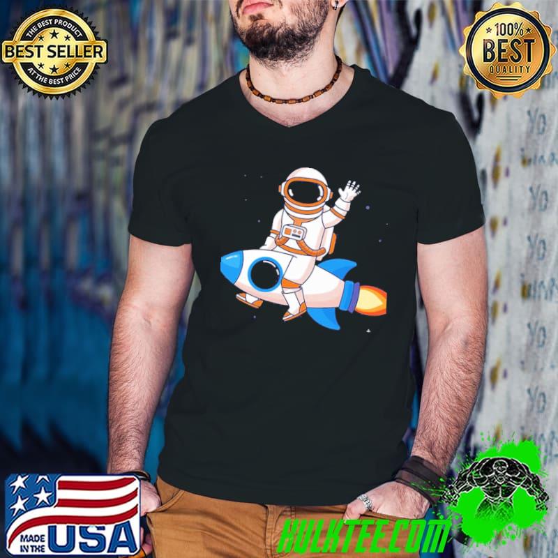 Psychedelic astronaut print nasa shirt Psychedelic astronaut print nasa shirt