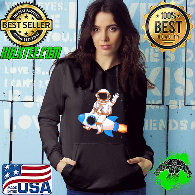 Psychedelic astronaut print nasa s Hoodie Psychedelic astronaut print nasa s Hoodie
