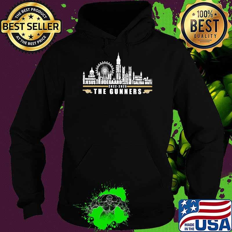 Skyline 2022-2023 The Gunners Shirt Hoodie Skyline 2022-2023 The Gunners Shirt Hoodie