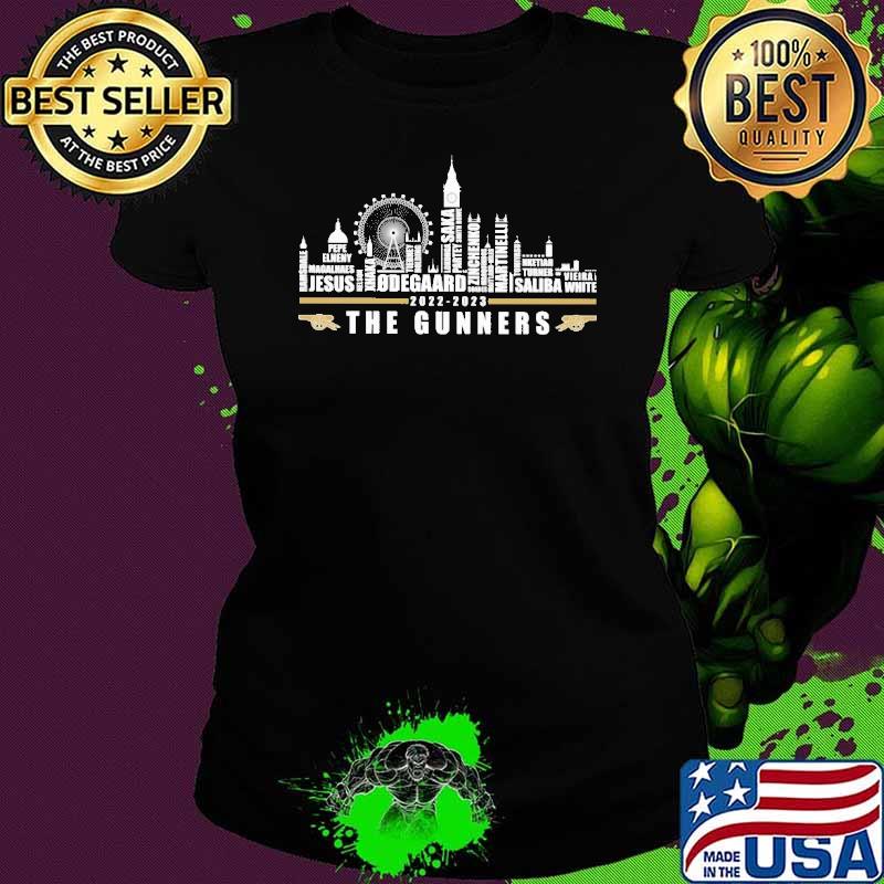 Skyline 2022-2023 The Gunners Shirt Ladies tee Skyline 2022-2023 The Gunners Shirt Ladies tee