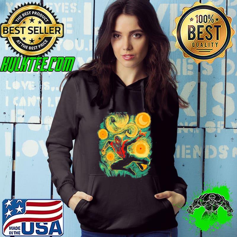 Spider man starry night parody artclassic s Hoodie Spider man starry night parody artclassic s Hoodie