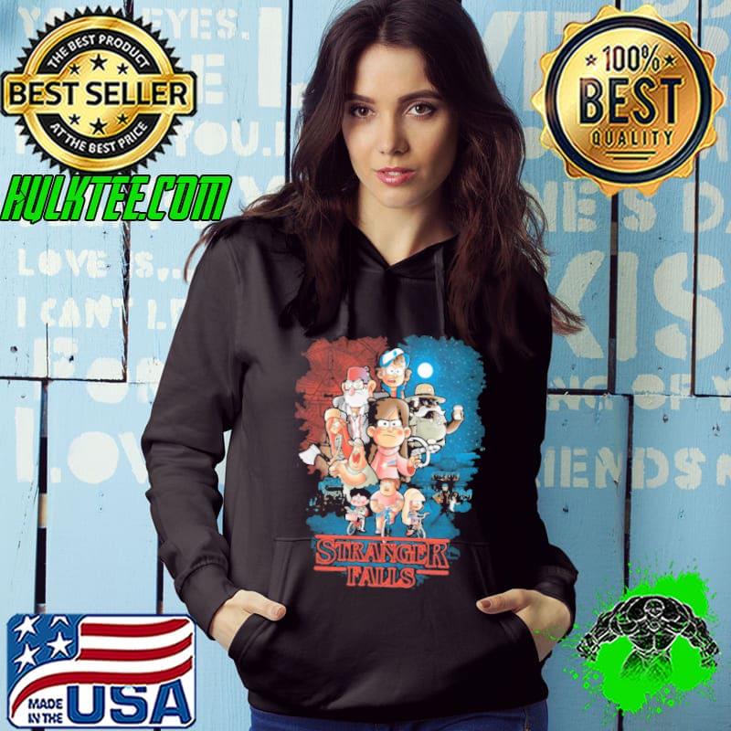 Stranger falls gravity falls stranger things inspired s Hoodie Stranger falls gravity falls stranger things inspired s Hoodie