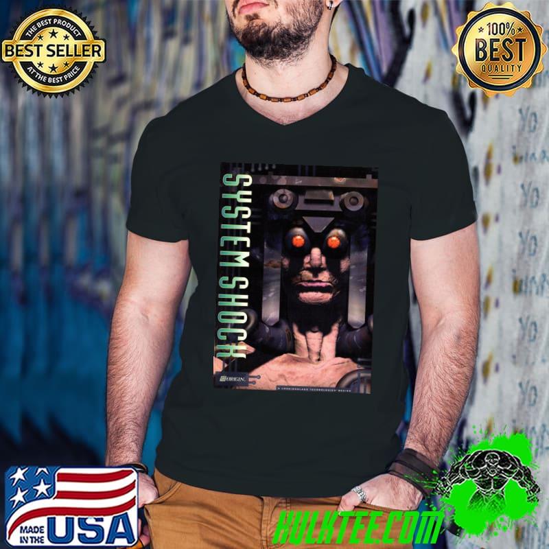System shock box art 1994 bioshock classic shirt