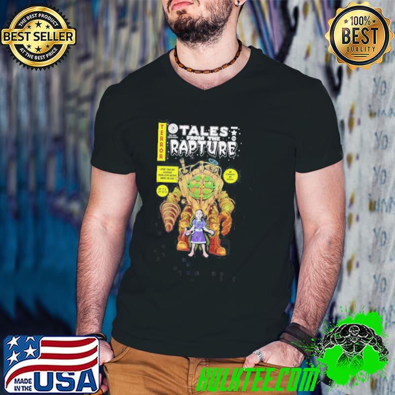 Tales from the rapture vintage comic parody bioshock classic shirt