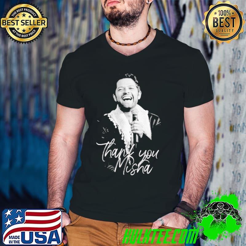 Thnk you misha jensen ackles classic shirt