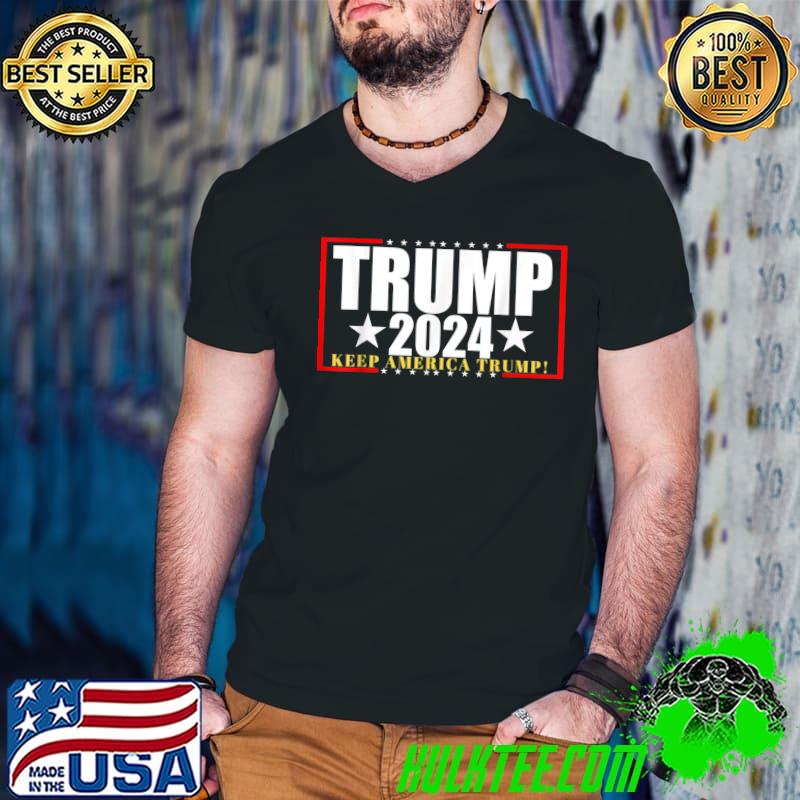 Trump 2024 Stars Keep America Again Trump Vote T-Shirt