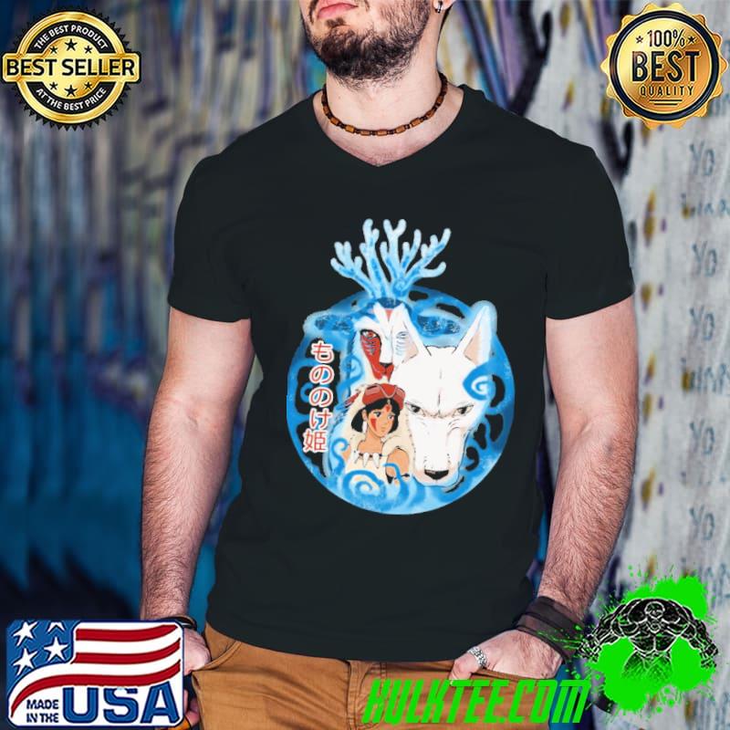 Warrior princess princess mononoke san moro and the deer god classic shirt
