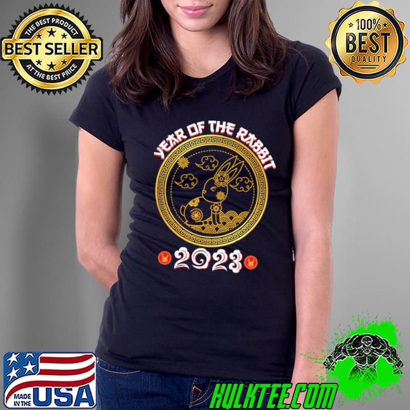 Year Of The Rabbit Happy Lunar Chinese New Year 2023 T-Shirt Ladies Tee Year Of The Rabbit Happy Lunar Chinese New Year 2023 T-Shirt Ladies Tee