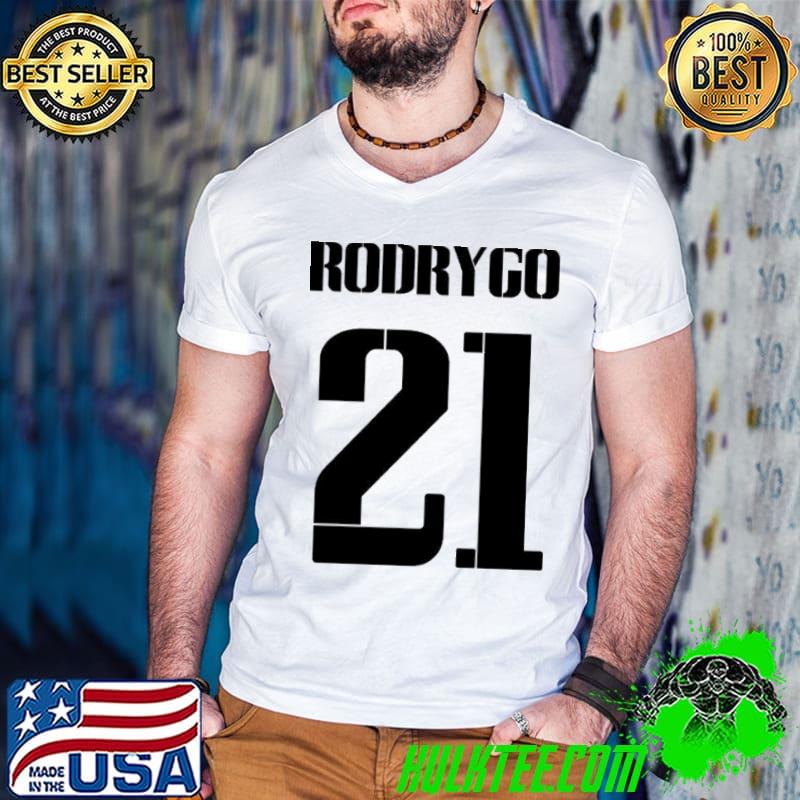 #21 rodrygo silva de goes real madrid shirt
