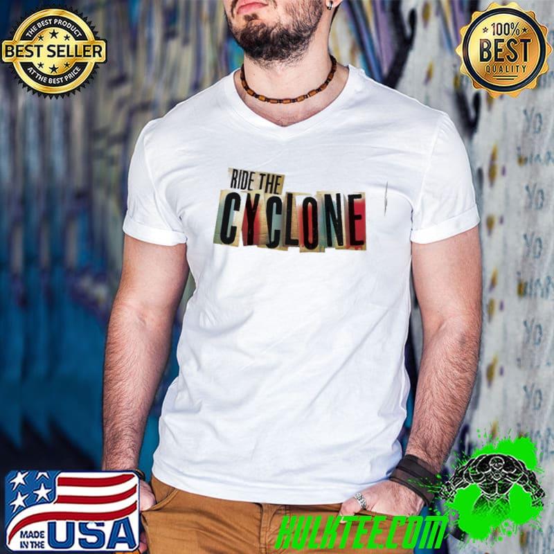90s design ride the cyclone logo classic shirt