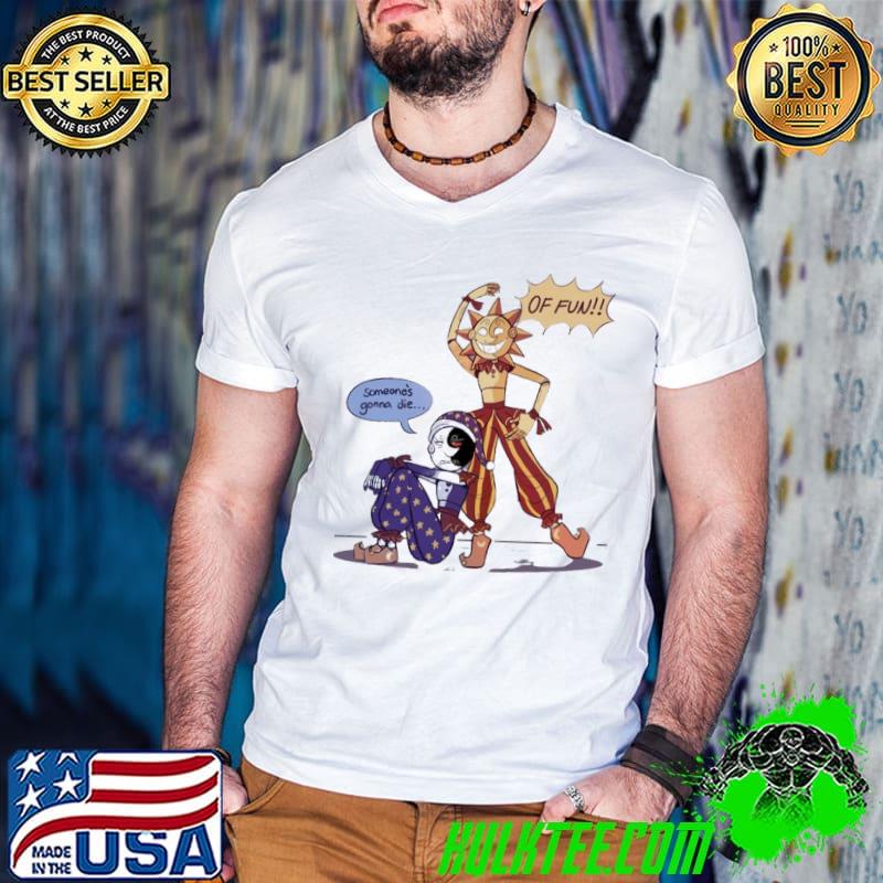 Animated funny sundrop and moondrop design classic shirt