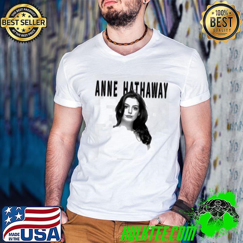 Anne hathaway portrait art fitted classic shirt