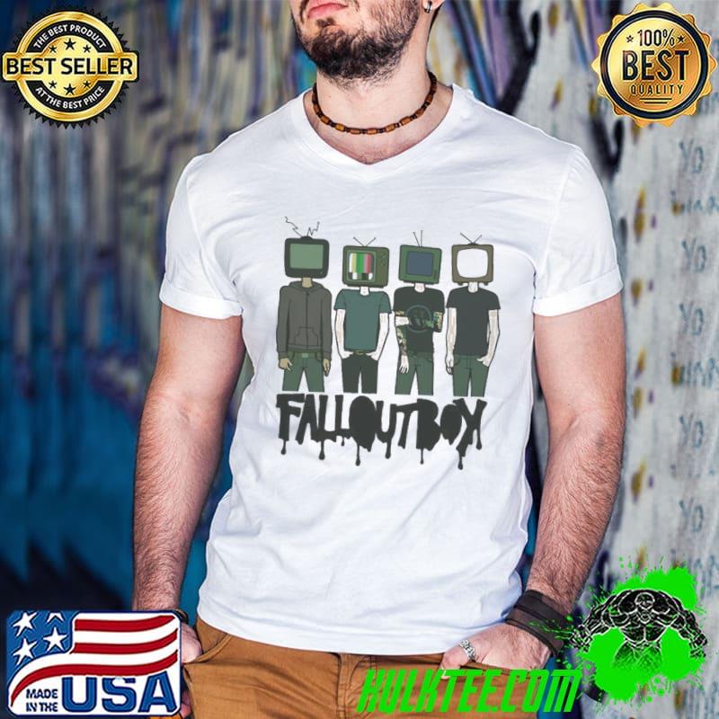 B l girl the TV head fall out boy shirt