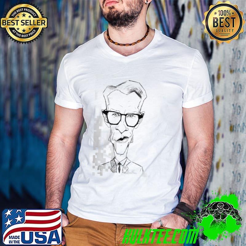Caricature sketch anderson cooper shirt