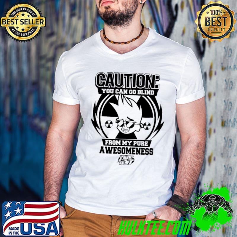 Caution note johnny test classic shirt