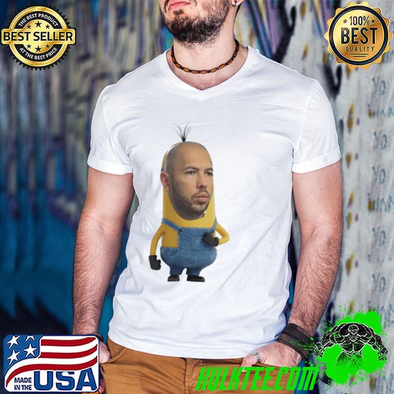 Checkout quoqspace's shuffle andrew tate meme minions classic shirt