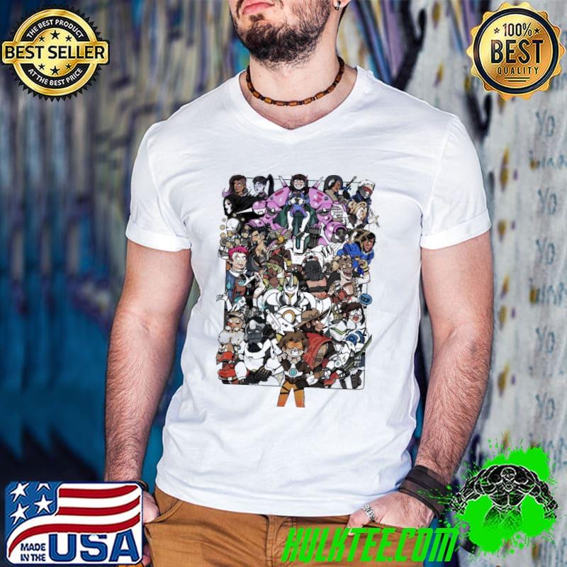 ChibI fanart overwatch best game classic shirt