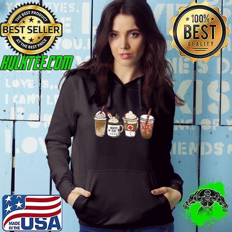 Coffee Nurses Fuel Registered Nurse Medical Valentine's Day T-Shirt Hoodie Coffee Nurses Fuel Registered Nurse Medical Valentine's Day T-Shirt Hoodie