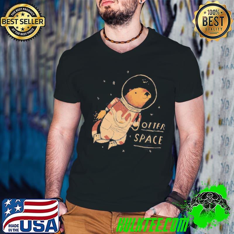 Cute design of otter space shirt