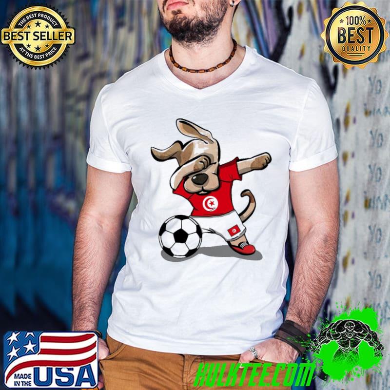 Dabbing dog Tunisia soccer jersey tunisian Football team classic shirt