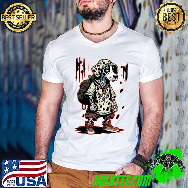 Dalmatian Graffiti Manga Anime Character T-Shirt